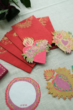 Load image into Gallery viewer, LOVE  HEART NOTECARDS