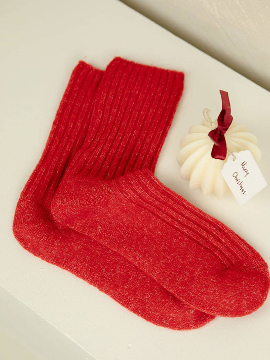 THE COMFIEST SOCKS - LITE - RED