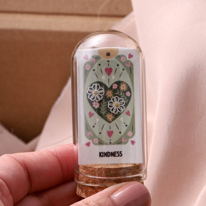 SILVER LACE FLOWER EARRINGS