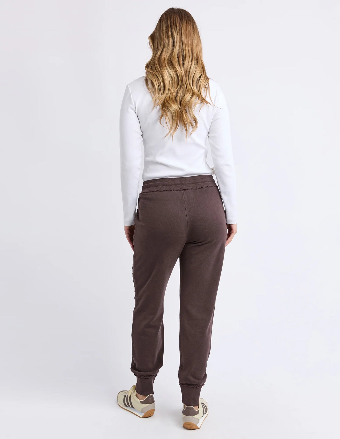 SIMPLIFIED TRACK PANT - COFFEE