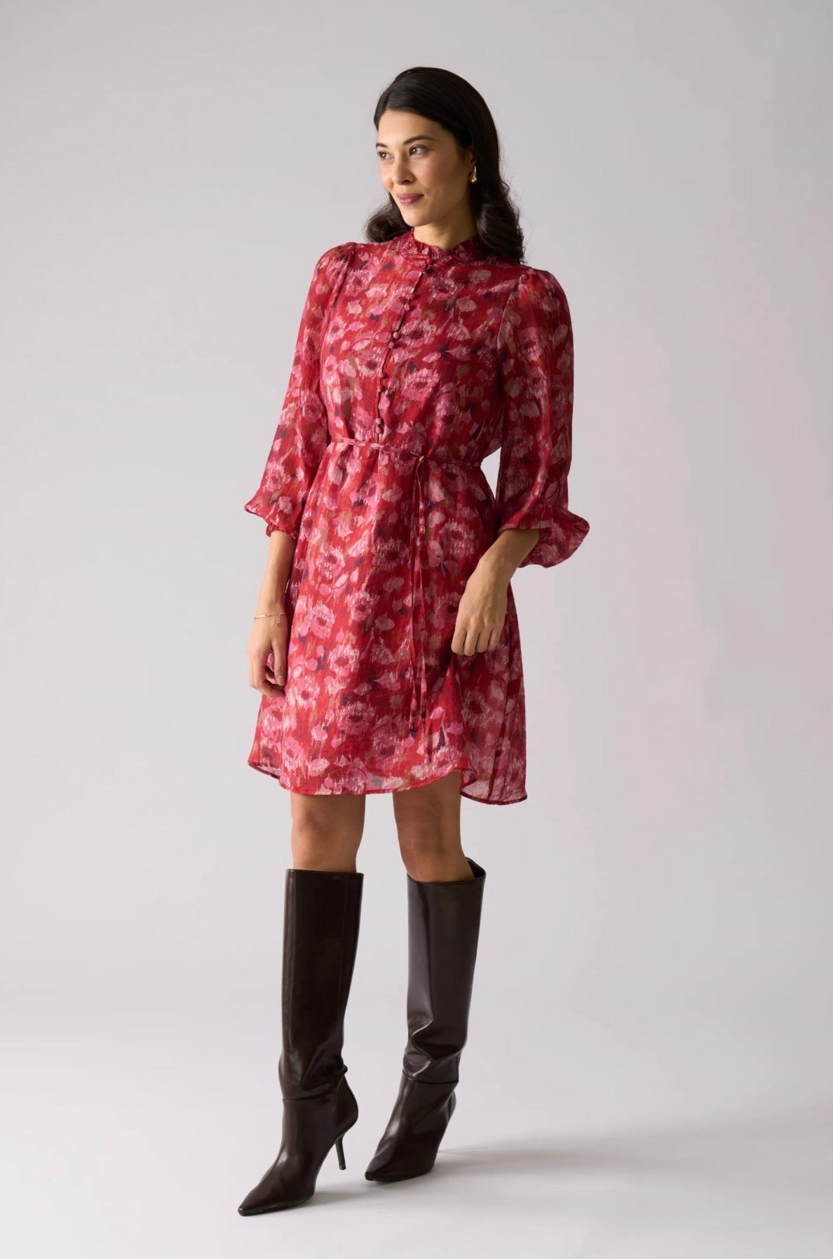 CUTE PAIR DRESS - WINTER BLOOMS