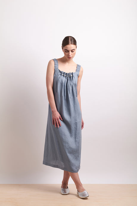 THRU AND THRU DRESS - DOVE