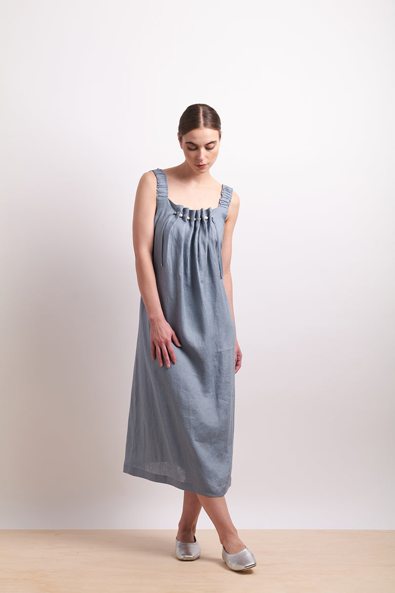 THRU AND THRU DRESS - DOVE