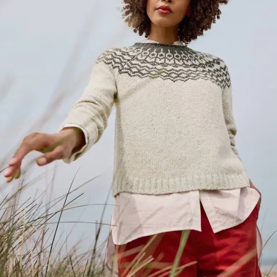 PORT KINNIS JUMPER - WAG TAIL ARAN ONYX