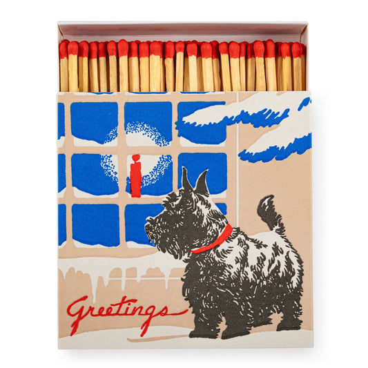 SCOTTY DOG | SQUARE MATCHBOXES