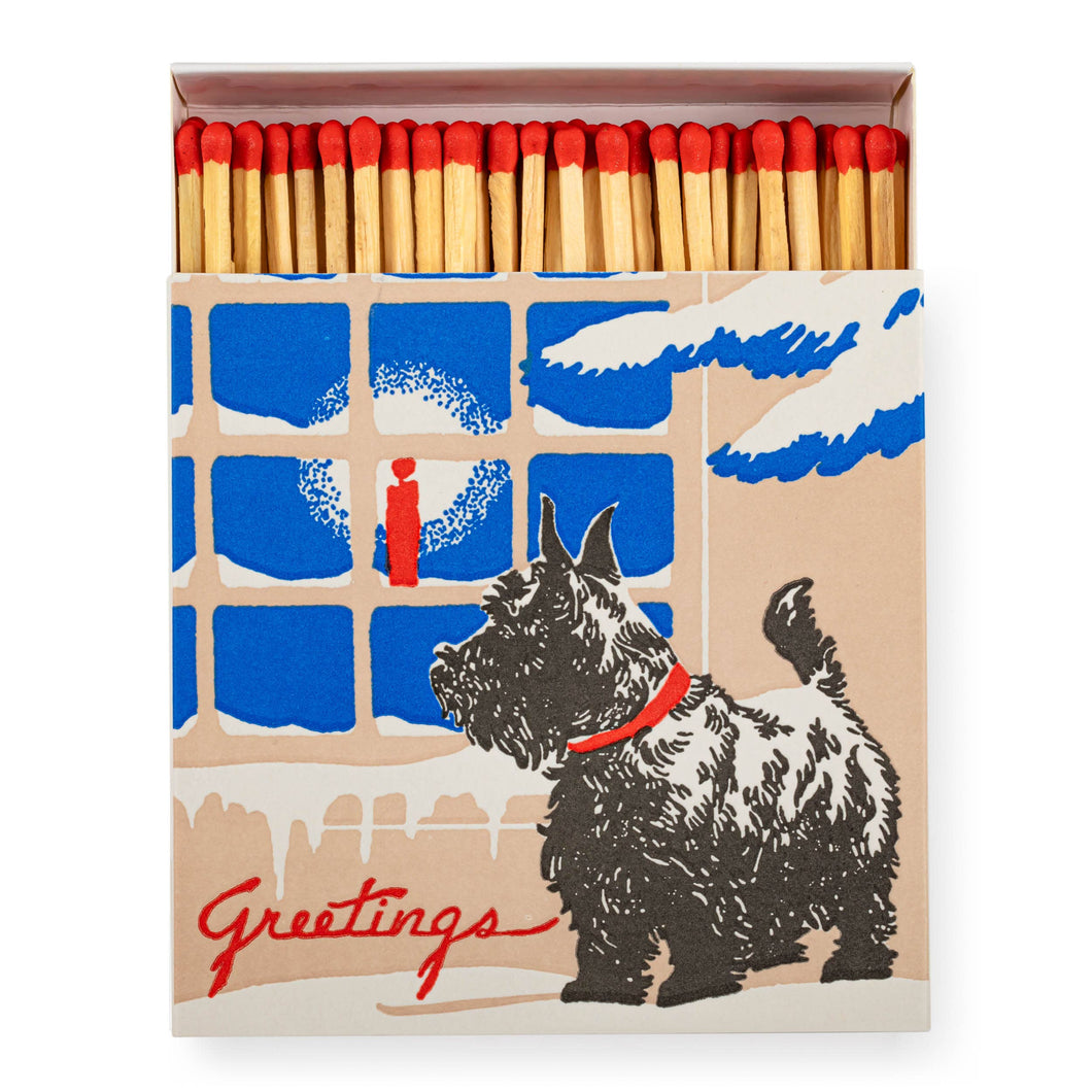 SCOTTY DOG | SQUARE MATCHBOXES🎄
