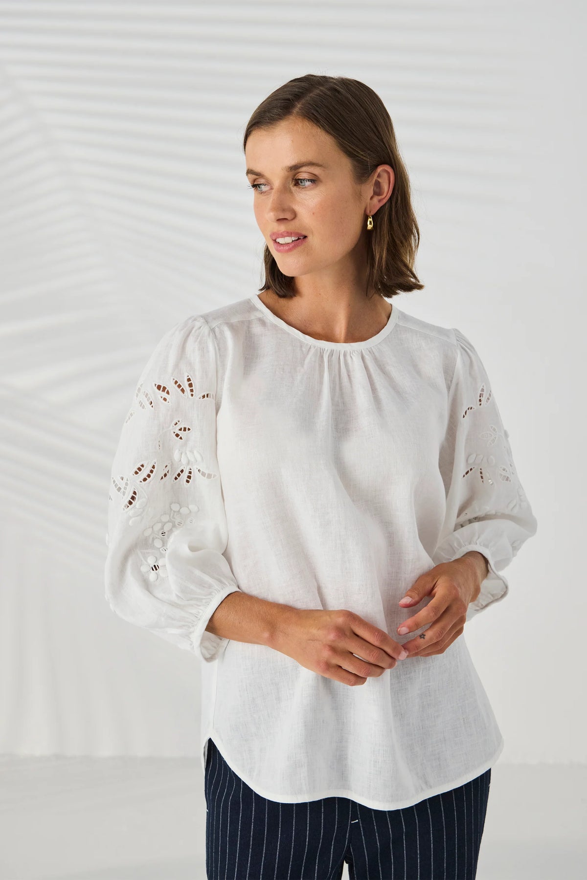 RAFFA TOP - WHITE