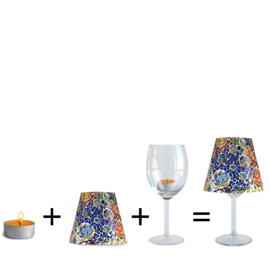 CANDLE SCREEN - MOSAIC