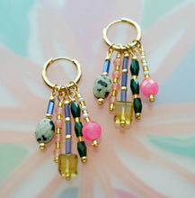 Load image into Gallery viewer, STEVIE BEADED CHARM EARRINGS