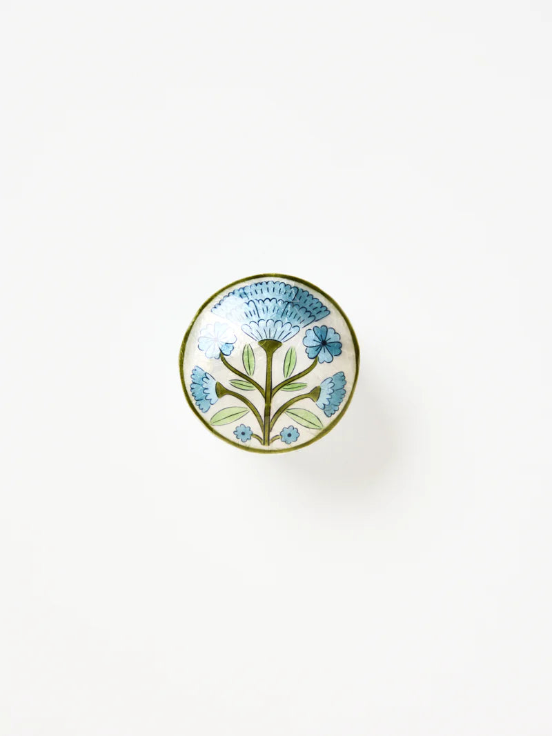SAMIRA SHORT BOX - BLUE FLOWER