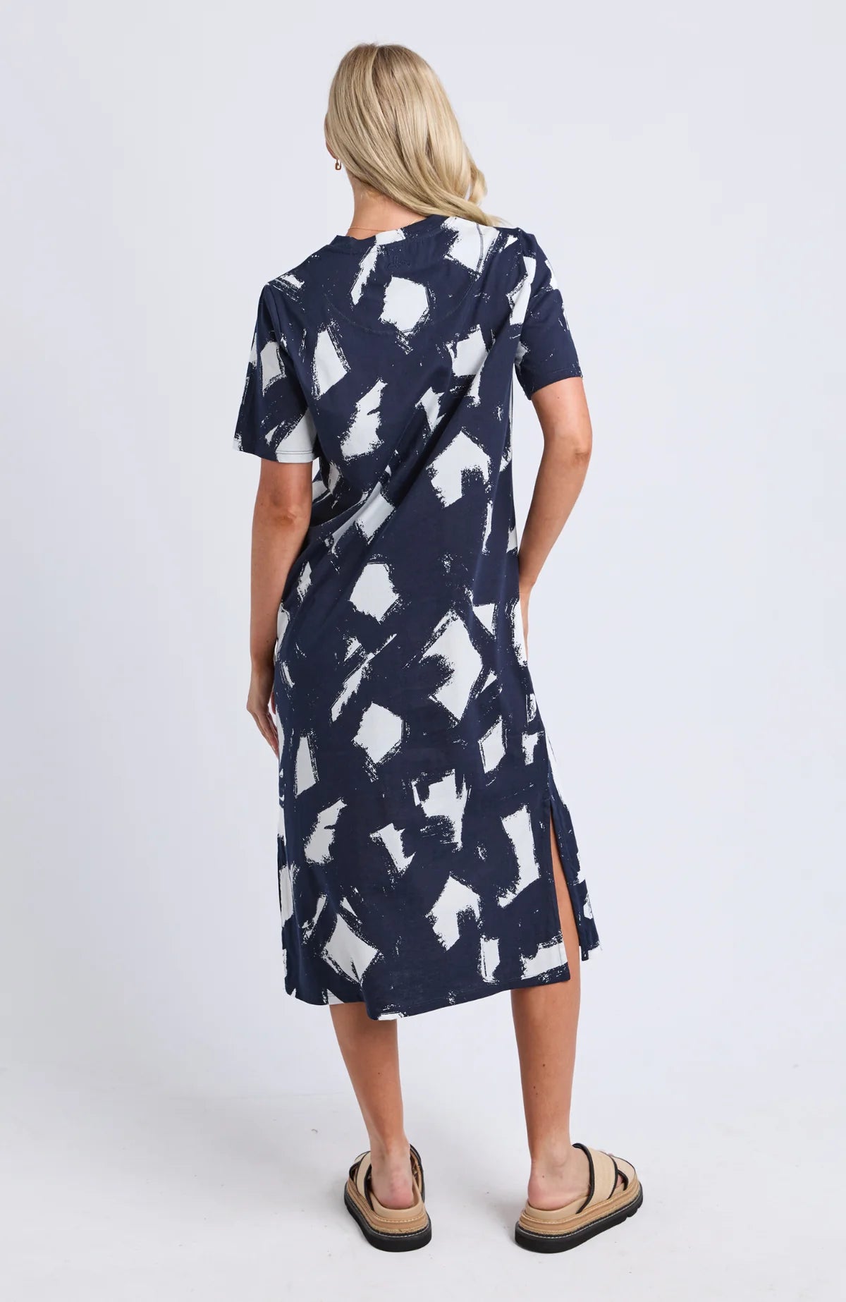 KLEE TEE DRESS - NAVY