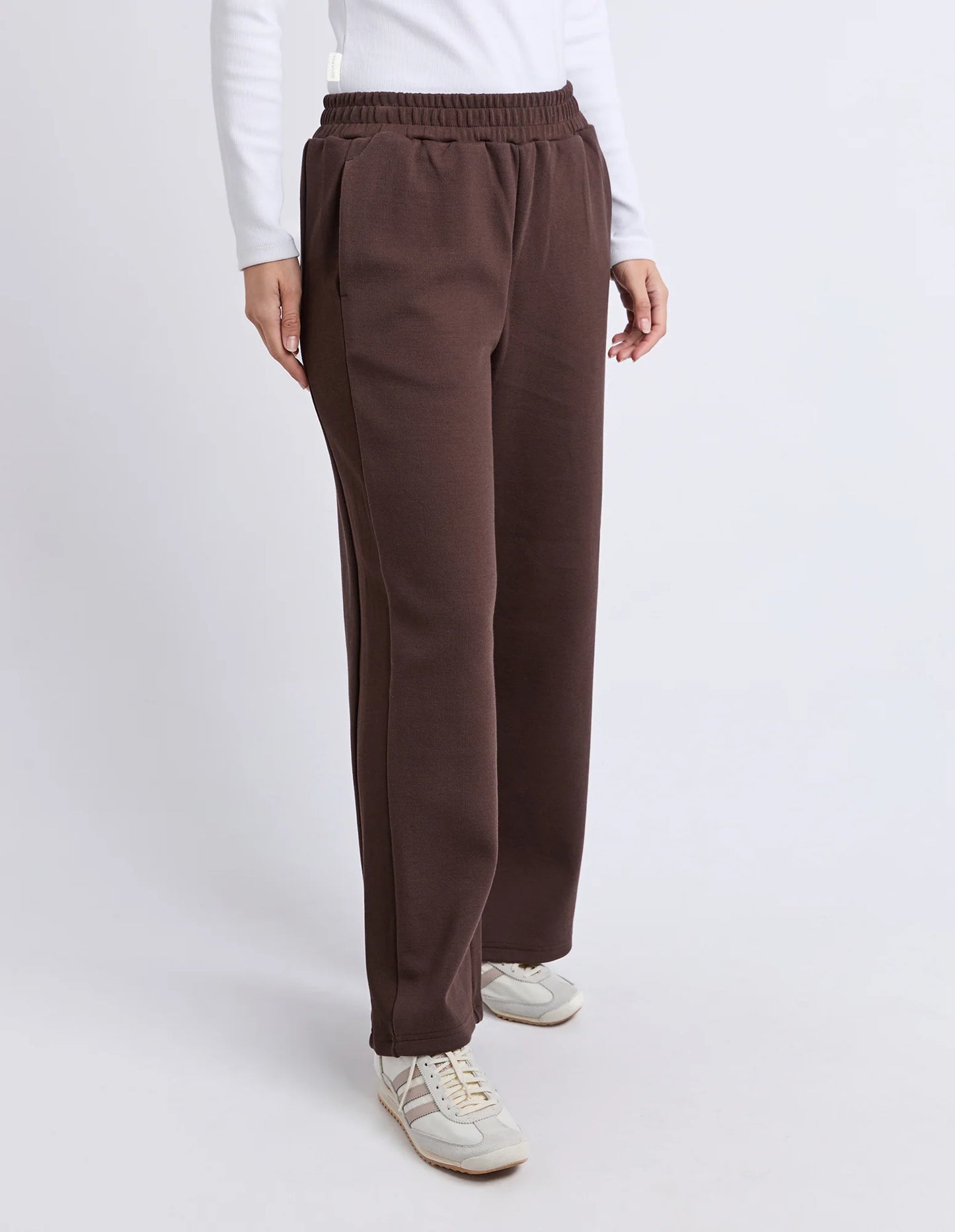 HARPER TRACK PANT - COFFEE BEAN