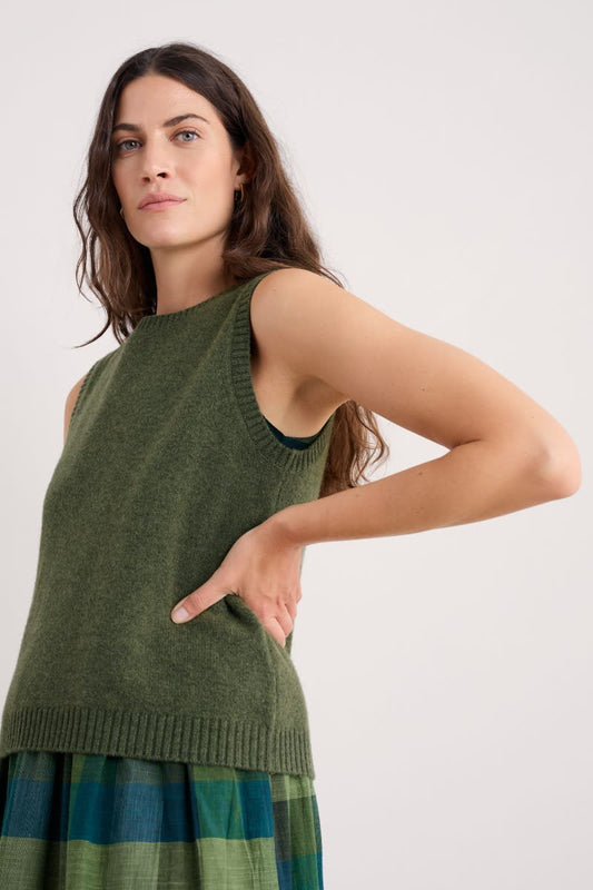 EAST VIEW VEST - LIGHT OLIVE