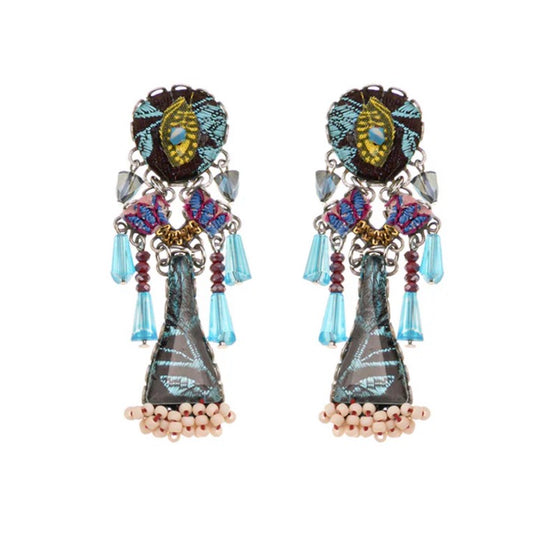 STAR DESIGNER BEADED EARRINGS - SUMMER SKIES SET