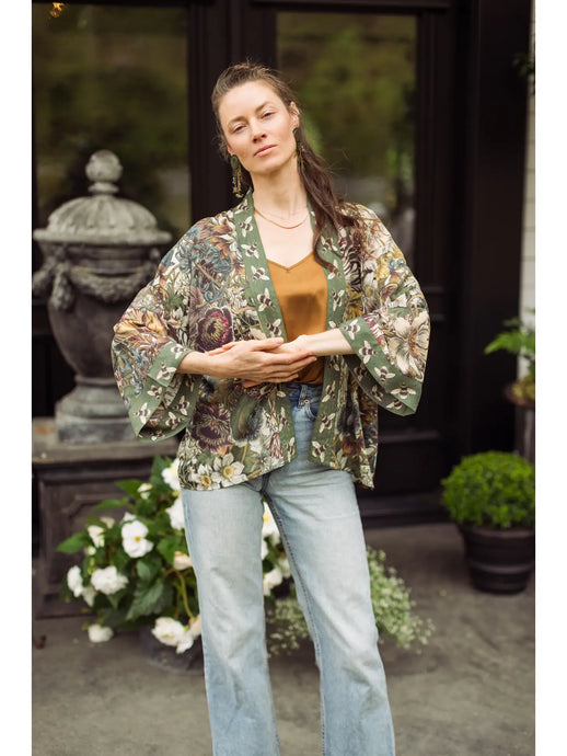 KIMONO CARDIGAN - FLORAL LOVE GROWS WILD