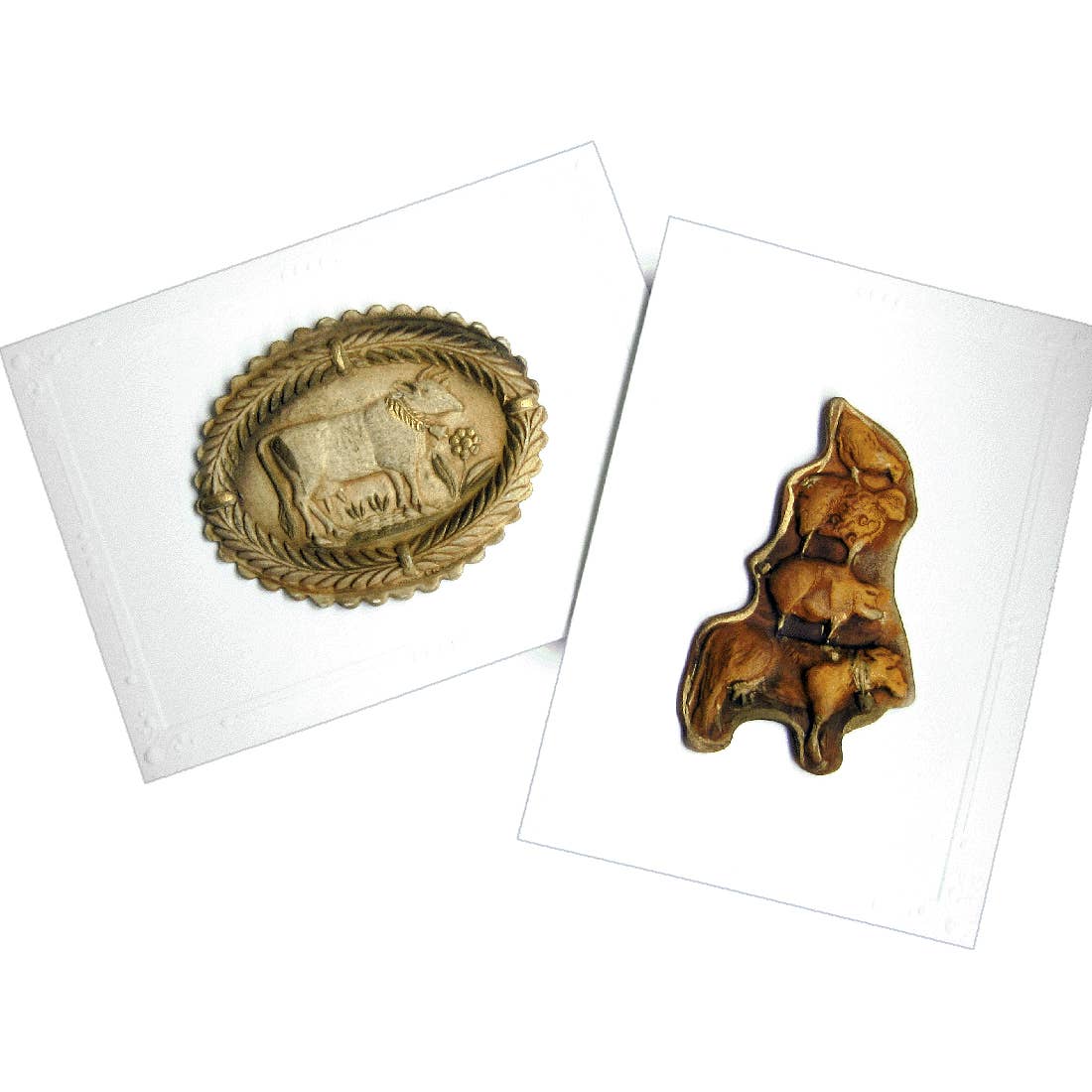 PAPERCAST GREETING CARD – COUNTRY & ANIMALS
