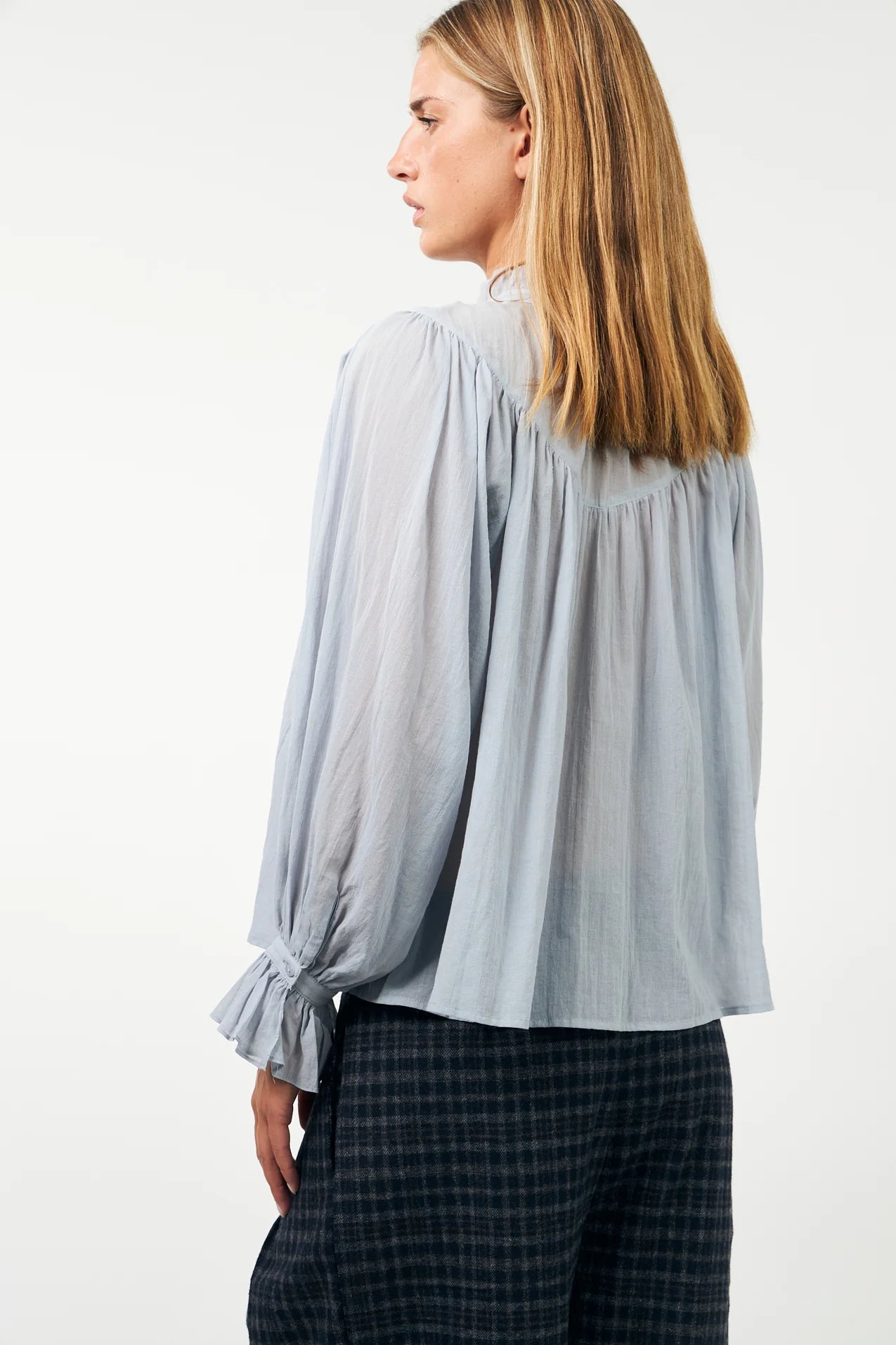 PRESLEY SHIRT - DUSTY BLUE