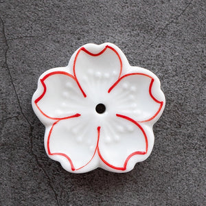 JAPANESE INCENSE HOLDER - FLOWER ORNAMENT