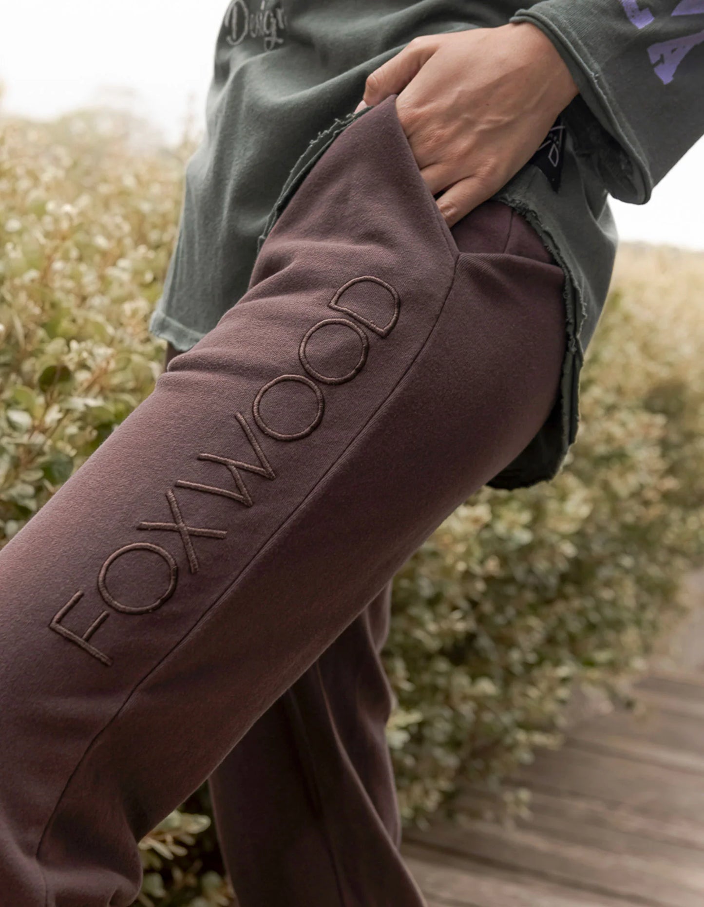 SIMPLIFIED TRACK PANT - COFFEE