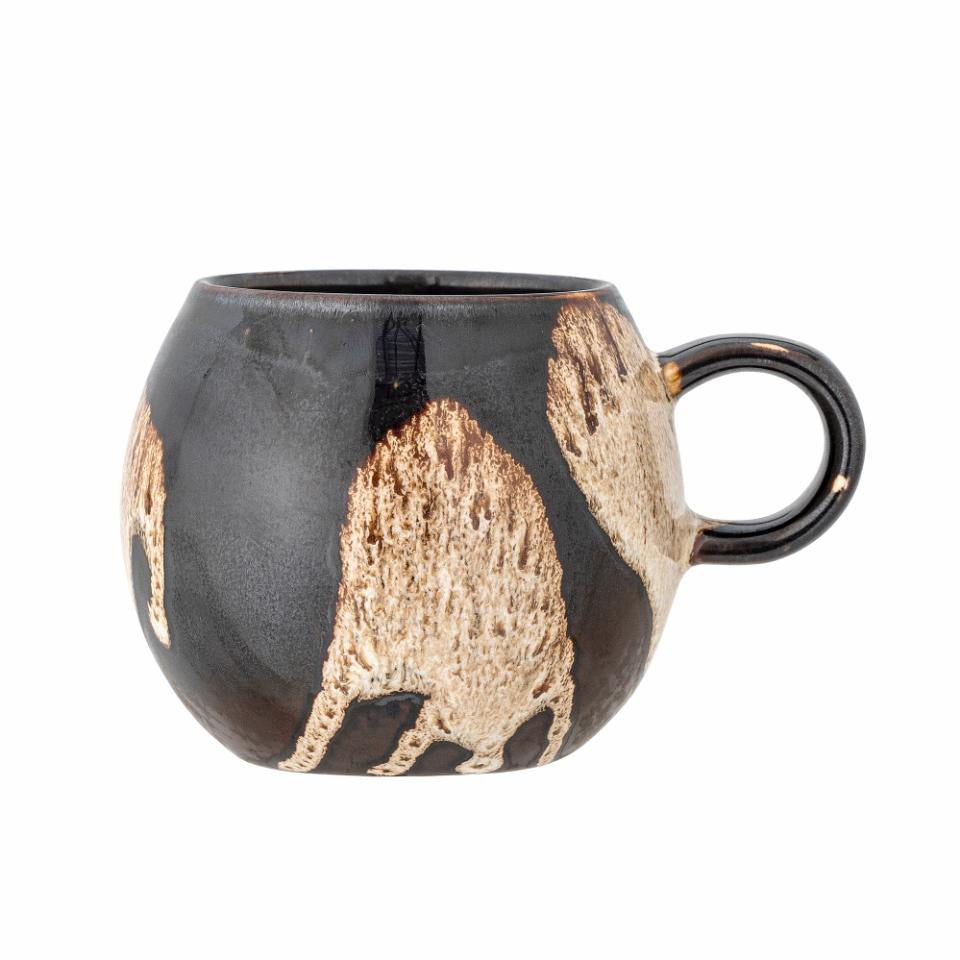 PAULA MUG - BROWN STONEWARE - SET OF 2