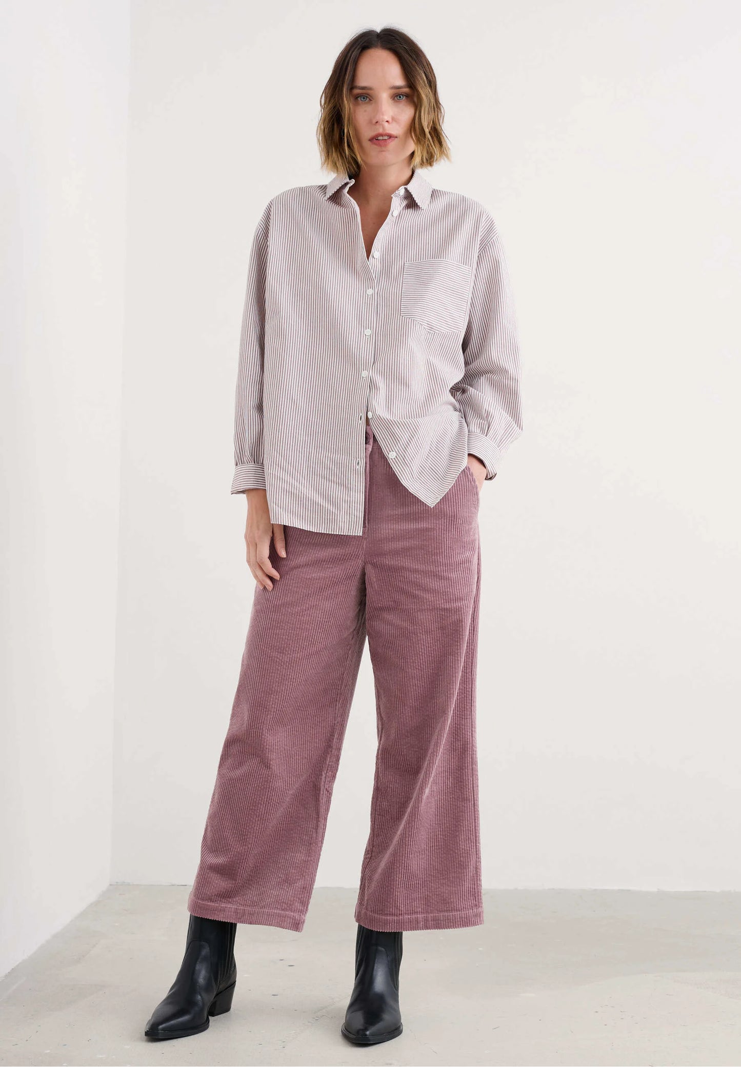 ASPHODEL TROUSER - ELDERBERRY