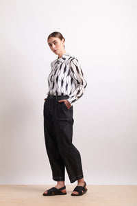 SOFT FOCUS SHIRT - LIQUORICE