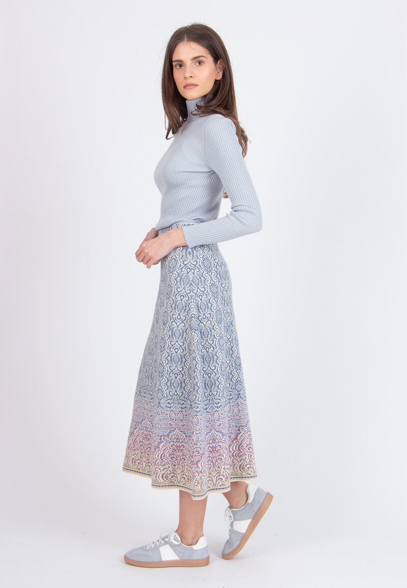 SKIRT ORNAMENT PATTERN - OFF WHITE