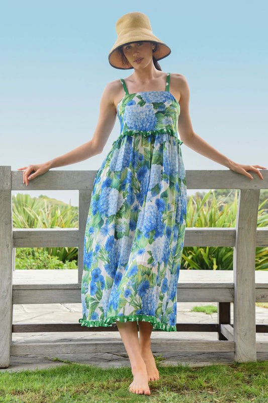 ON DECK DRESS - HYDRANGEA