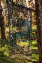 Load image into Gallery viewer, SCARF - BELLA KNOTT WITH RABBIT &amp; MOON