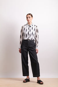 SOFT FOCUS SHIRT - LIQUORICE