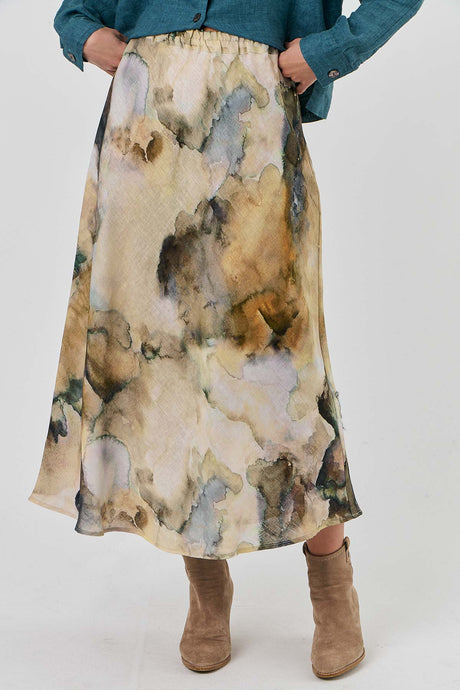 MAXI SKIRT - MARBLE