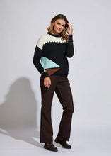 Load image into Gallery viewer, INTARSIA TRIM JUMPER