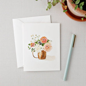 DAHLIA BOUQUET NOTECARDS - SET OF 8