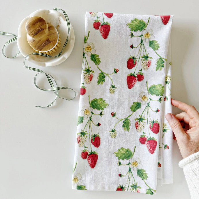 STRAWBERRY TEATOWEL