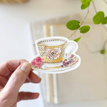 Load image into Gallery viewer, YELLOW TEACUP STICKER