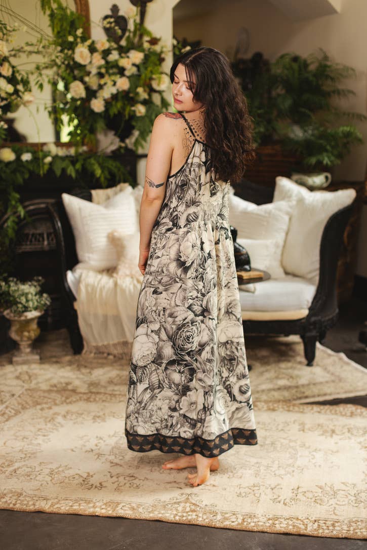 HONEY & THE MOON BOHÉME MAXI SLIP DRESS