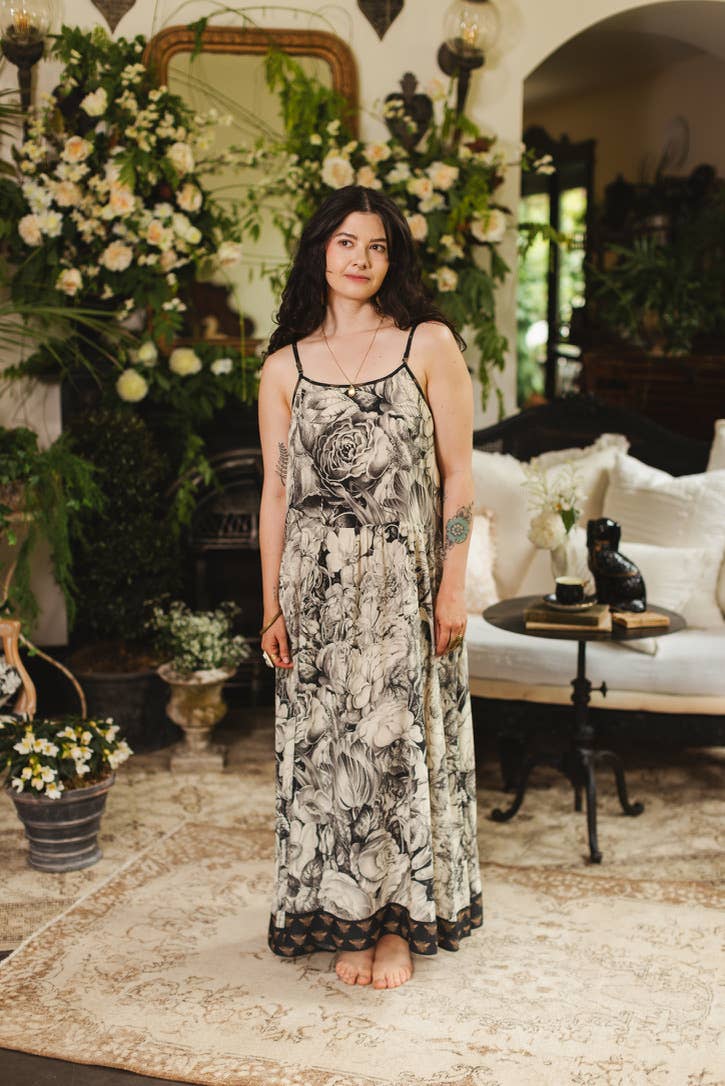 HONEY & THE MOON BOHÉME MAXI SLIP DRESS