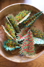 Load image into Gallery viewer, DECORATED TREES PAPER ORNAMENT