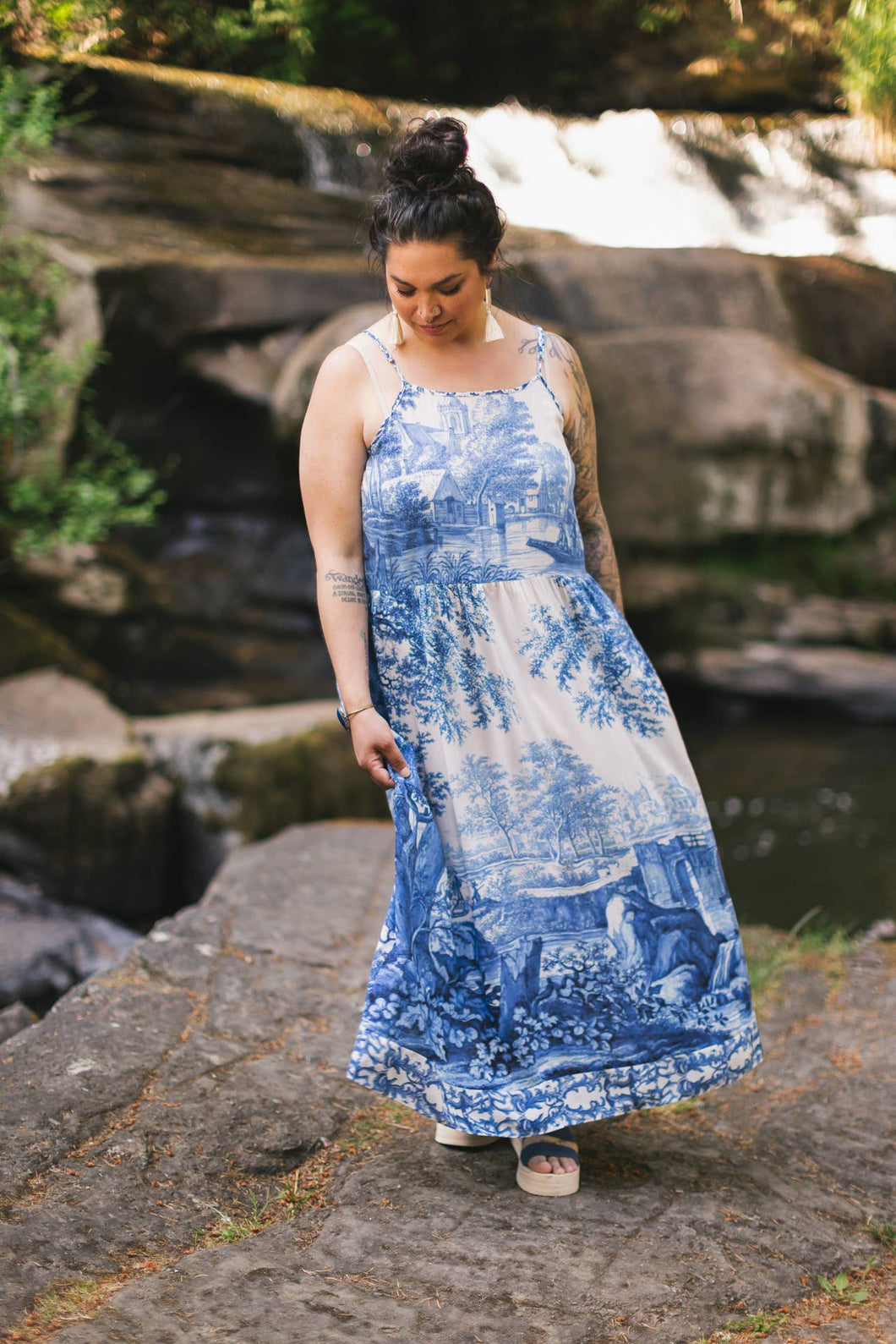 SLIP DRESS - LET THE LIGHT IN BOHEME