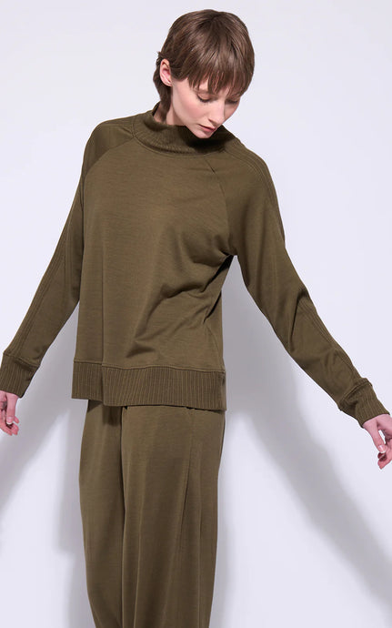 BACK STORY JUMPER - PESTO
