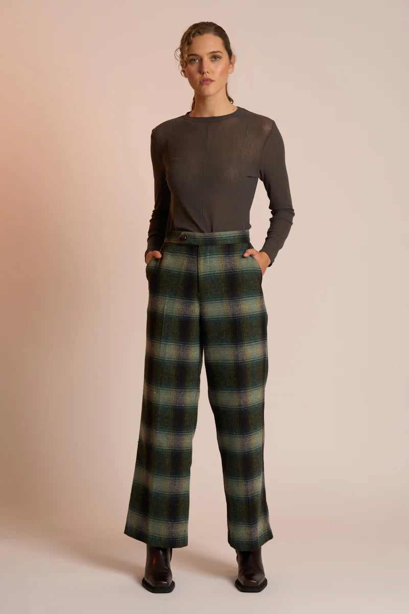 SAXON PANT - RIVER CHECK