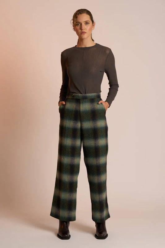 SAXON PANT - RIVER CHECK