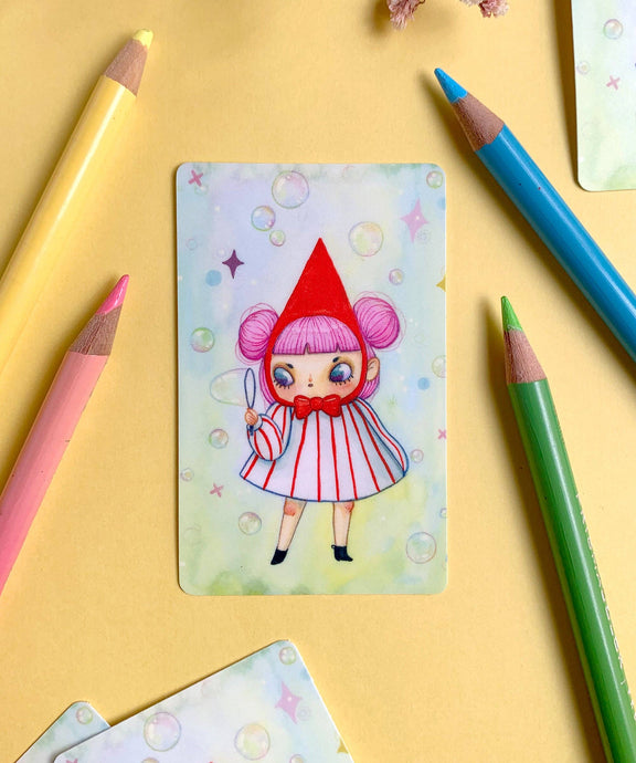 SOAP BUBBLEGUM TRAVEL CARD STICKER