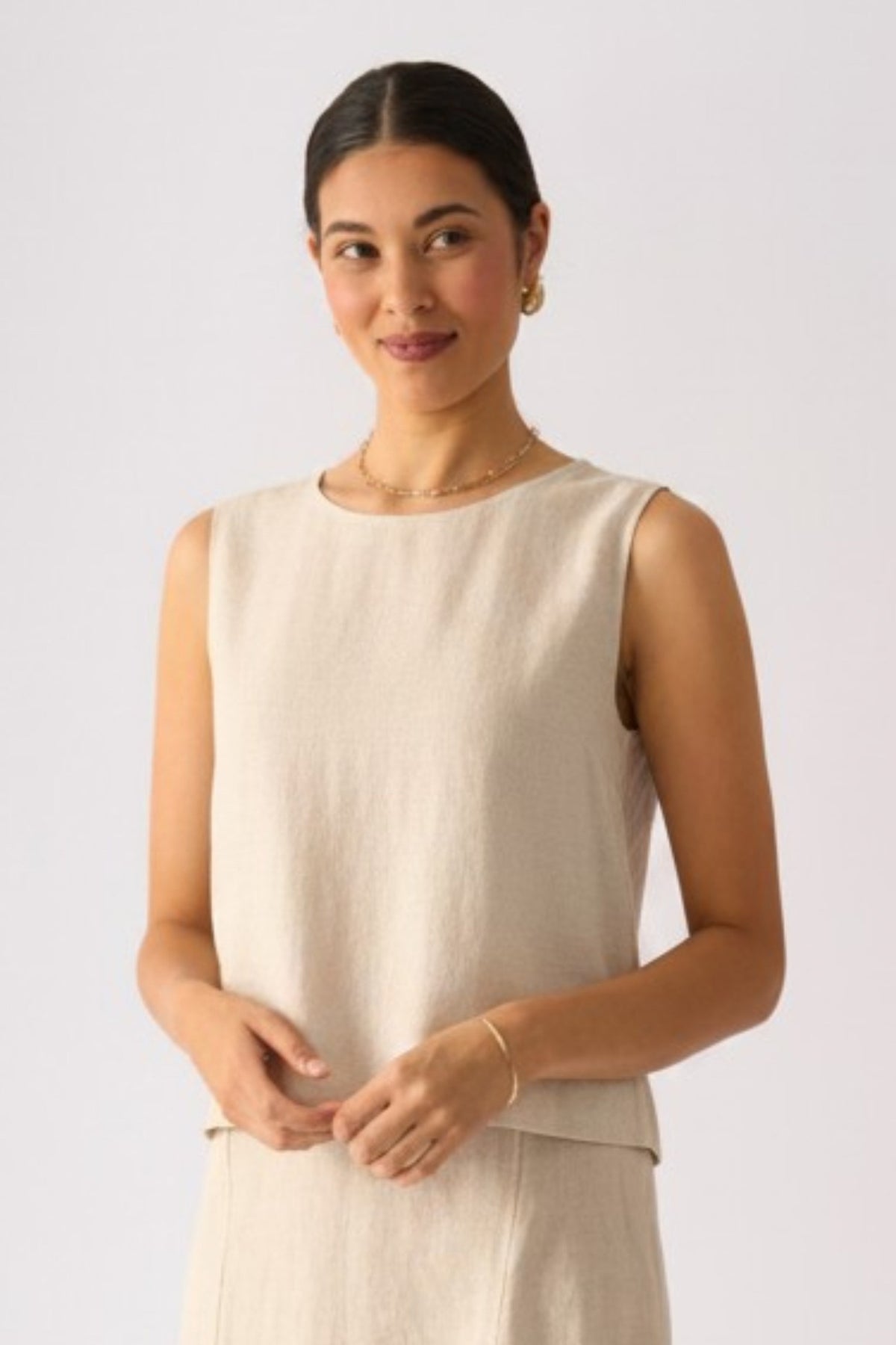 IT’S ONLY NATURAL TOP - METALLIC