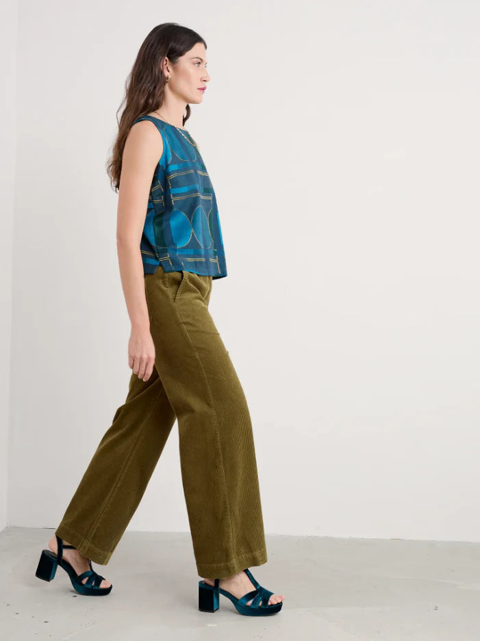 DILLWYN TROUSER - BRIGHT OLIVE