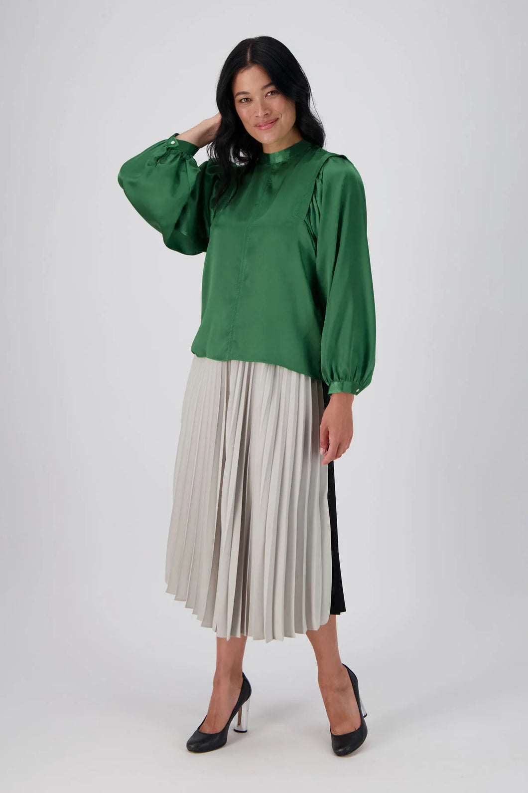 MOONSHINE BLOUSE - GREEN