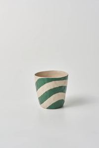 CABANA STRIPE TUMBLER - GREEN