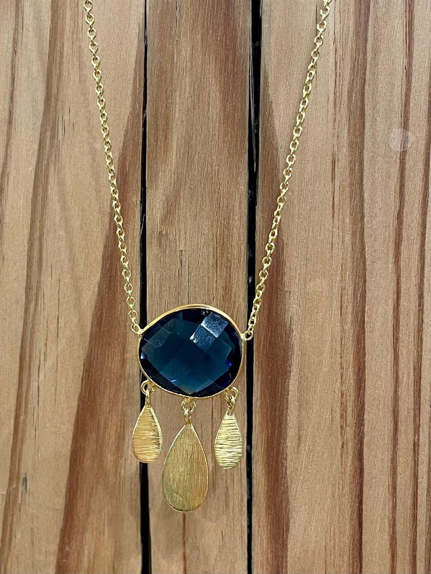 Gold & Gem Cloud Necklace