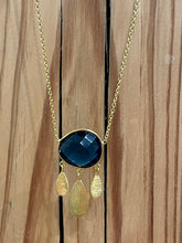 Load image into Gallery viewer, Gold &amp; Gem Cloud Necklace