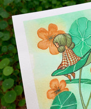 Load image into Gallery viewer, Nasturtiums - A5 Print